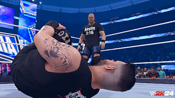 WWE 24 - In-Ring Action Shot, video game, WWE 24 HD wallpaper