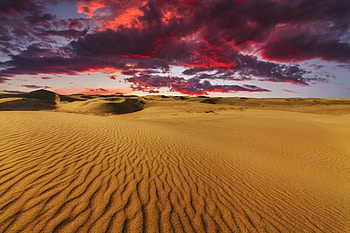 Gobi Desert, Desert sunset, , Captivating beauty HD wallpaper