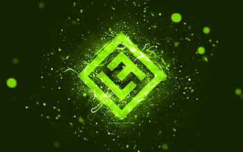 Lost Frequencies lime logo, , Belgian DJs, lime neon lights, creative, lime abstract background, Felix De Laet, Lost Frequencies logo, music stars, Lost Frequencies HD wallpaper