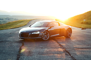 Sports, Audi, Cars, Road, Sports Car, Sunlight, Audi R8 HD wallpaper