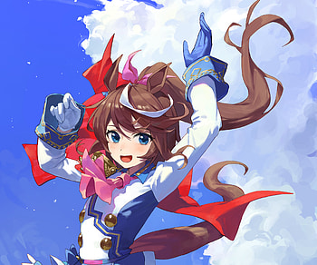 Tokai Teio, Tokai Teio, Anime, Uma Musume: Pretty Derby HD wallpaper