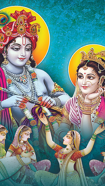 Radha Krishna , Gopika HD phone wallpaper