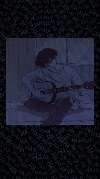Dark, non_binary, cigarette, blue, inner_voices, smoke, crazy, mindsets, guitar, numb HD phone wallpaper