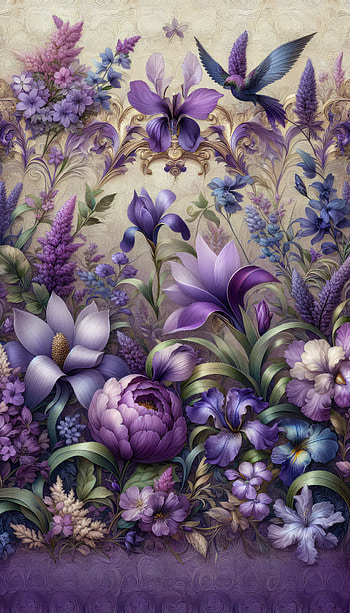Enchanting Purple Bloom, purple flower, flower, purple, floral HD phone wallpaper