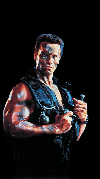 Commando, Arnold Schwarzenegger HD phone wallpaper