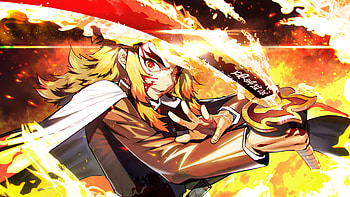 Kyojuro Rengoku Demon Slayer Kimetsu no Yaiba HD wallpaper