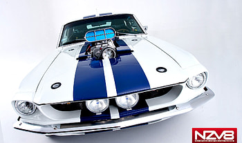 Mustang, ford, white, car HD wallpaper
