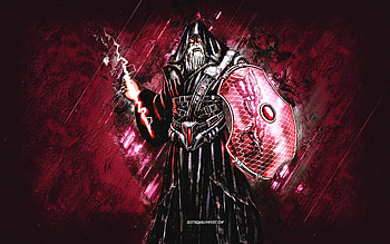 Zeus, Smite, purple stone background, SMITE Gods, Zeus Smite, Smite characters, grunge art, Zeus God HD wallpaper