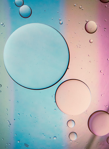 Bubbles, Pink, Macro, Liquid, Butter, Oil HD phone wallpaper