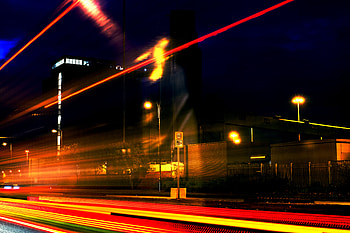 Night, Dark, Shine, Light, Movement, Traffic, Long Exposure, Street HD wallpaper
