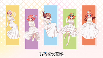 Anime - The Quintessential Quintuplet, The Quintessential Quintuplets, Nino Nakano, Miku Nakano HD wallpaper
