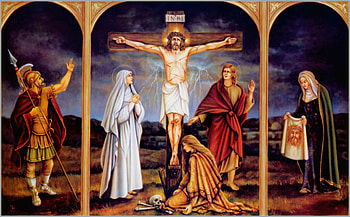 Crucifixion, Christ, Saints, Jesus HD wallpaper