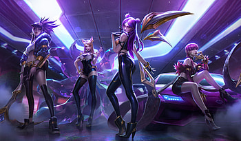 Evelynn KaiSa Ahri Akali League Of Legends , akali-league-of-legends, league-of-legends, games HD wallpaper