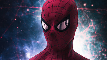Spider Man Mask Closuep, spiderman, superheroes, artwork, artist, artstation HD wallpaper