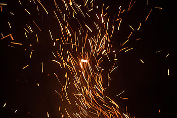 Dark, Glare, Shine, Light, Sparks, Darkness HD wallpaper