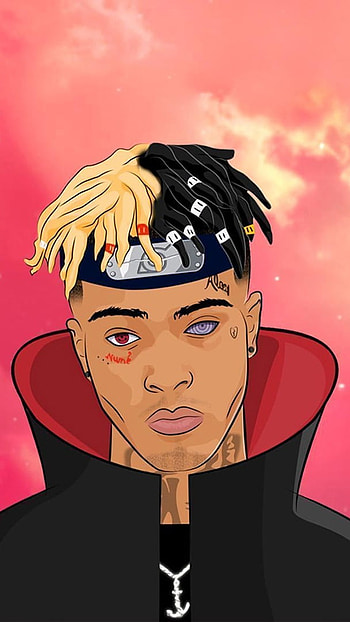 Xxxtentacion, Brown And Black Hair, pink background HD phone wallpaper