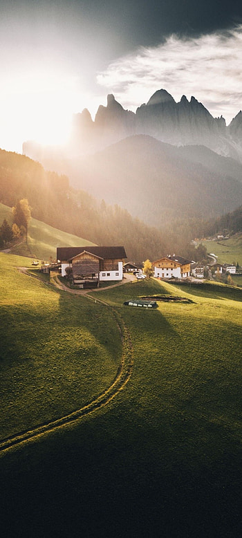 Dolomites, Landscapes HD phone wallpaper