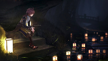 Shikanoin Heizou Genshin Impact HD wallpaper