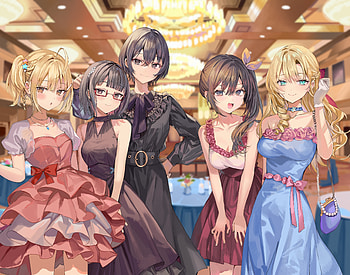 Anime: Alya's Hidden Feelings — Sayaka & Nonoa at the Ball, Alya Sometimes Hides Her Feelings in Russian, girl, Anime, anime girl HD wallpaper