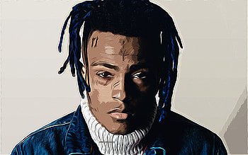 XXXTentacion, , vector art, XXXTentacion drawing, creative art, XXXTentacion art, vector drawing, XXXTentacion portrait, Jahseh Dwayne Ricardo Onfroy HD wallpaper