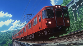 Vibrant Anime Train in Ultra, Anime, anime train, train, railroad HD wallpaper