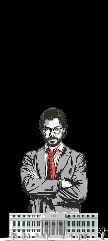 El Professor, tie, art HD phone wallpaper