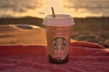 Food, Coffee, Glass, Cappuccino, Starbucks HD wallpaper