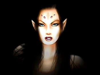 Elf, white, chinese, cg HD wallpaper
