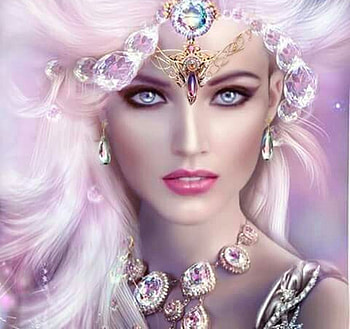 pink beauty, pink, fantasy, art, paintings, beauty HD wallpaper