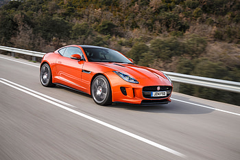 Jaguar, Cars, Movement, Traffic, Side View, F-Type HD wallpaper