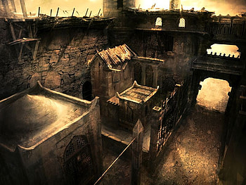 G-fortress, prince of persia the two thrones, art, ubisoft, environment, artwork, pop, prince of persia, 2005, video game, concept art HD wallpaper