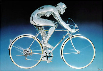 steel woman, bike, sport, woman, steel HD wallpaper