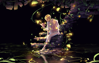 Evve Reading A Book, anime-girl, anime, artist, artwork, digital-art, deviantart HD wallpaper