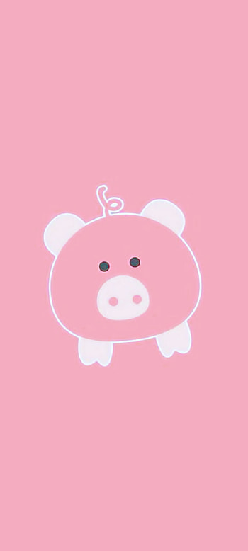 Cute Pink Pig HD phone wallpaper