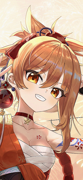 Yoimiya (Genshin Impact), video game, Genshin Impact HD phone wallpaper