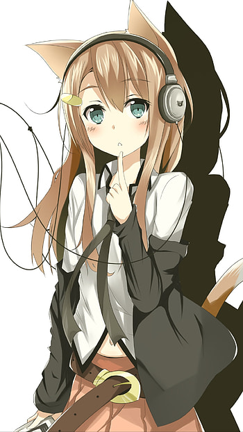 cat girl, Anime, Original HD phone wallpaper