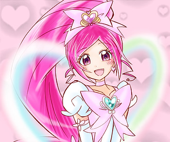 Hanasaki Tsubomi, Hanasaki Tsubomi, Cure Blossom, Anime, Heartcatch Precure! HD wallpaper