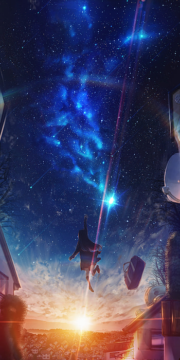 Orignal (). Pemandangan khayalan, Pemandangan anime, Pemandangan HD phone wallpaper