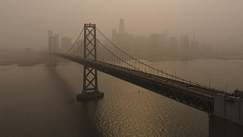 Nature, Water, Architecture, Bridge, Design, Construction, Overcast, Mainly Cloudy HD wallpaper