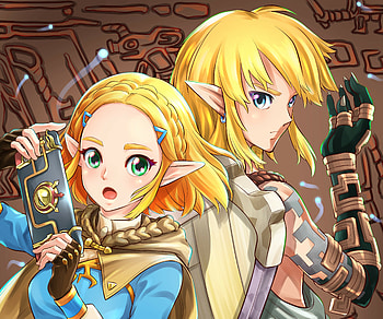 Tears of the Kingdom — Zelda & Link Ultra, Princess Zelda, Link, video game, The Legend of Zelda: Tears of the Kingdom HD wallpaper
