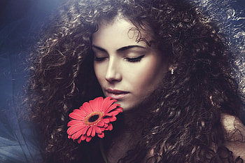 Curly Hairs Model, curly-hairs, girls, model HD wallpaper