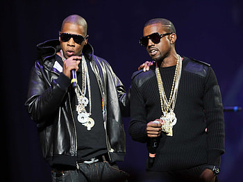 Kanye West, Jay-Z HD wallpaper