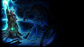 Grim Dawn, Dark-themed , Mysterious atmosphere, Gaming art HD wallpaper