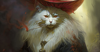 Grindalkin the Aromancer, fantasy, cat HD wallpaper
