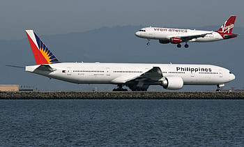 Boeing - 777-, sea, plane, boeing, 777 HD wallpaper
