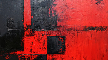 Bold Red and Black Abstract - Ultra, red and black, Abstract, geometric design HD wallpaper