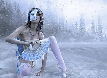 Ballerina, abstract, graphy, fantasy, girl, female HD wallpaper