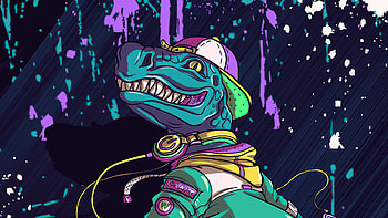 Cool Crocodile Skating, crocodile, skateboard, artist, artwork, digital-art HD wallpaper