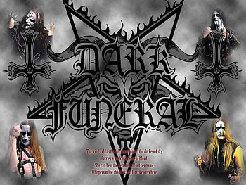 Dark Funeral, black, logo, cross, metal, funeral, band, dark HD wallpaper