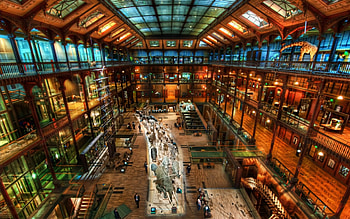 marvelous natural museum r, museum, natural, balconies, r, exhibits HD wallpaper